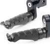 Fit Harley Davidson Softail Dyna RFIGHT 25mm Extension Front Black Foot Pegs - MC Motoparts