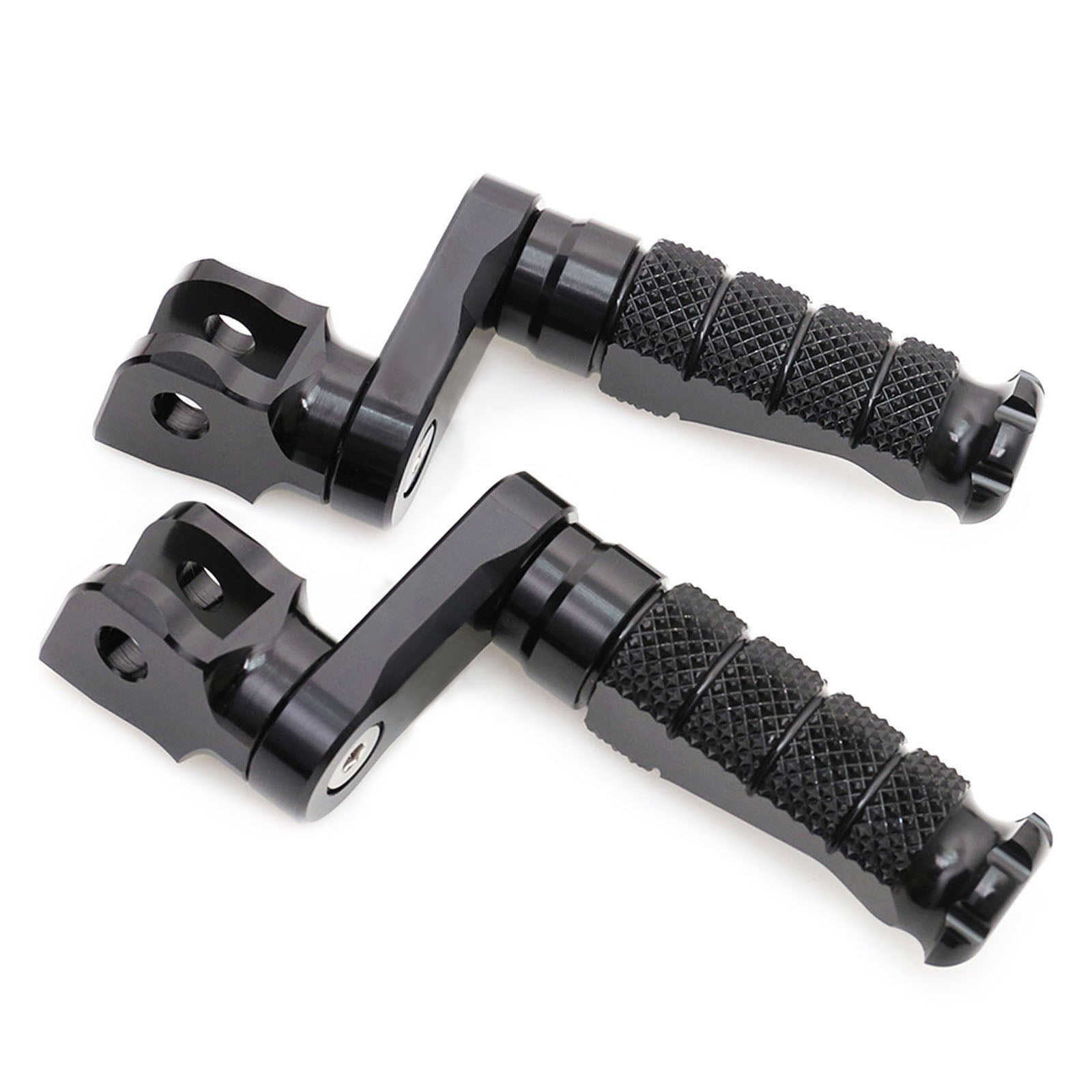Fit Ducati 749 996 1098 1198 Diavel RFIGHT 40mm Extension Front Black Foot Pegs - MC Motoparts