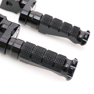 Fit MV Agusta Brutale 1078RR 750 910 RFIGHT 40mm Multi-step Front Black Foot Pegs - MC Motoparts