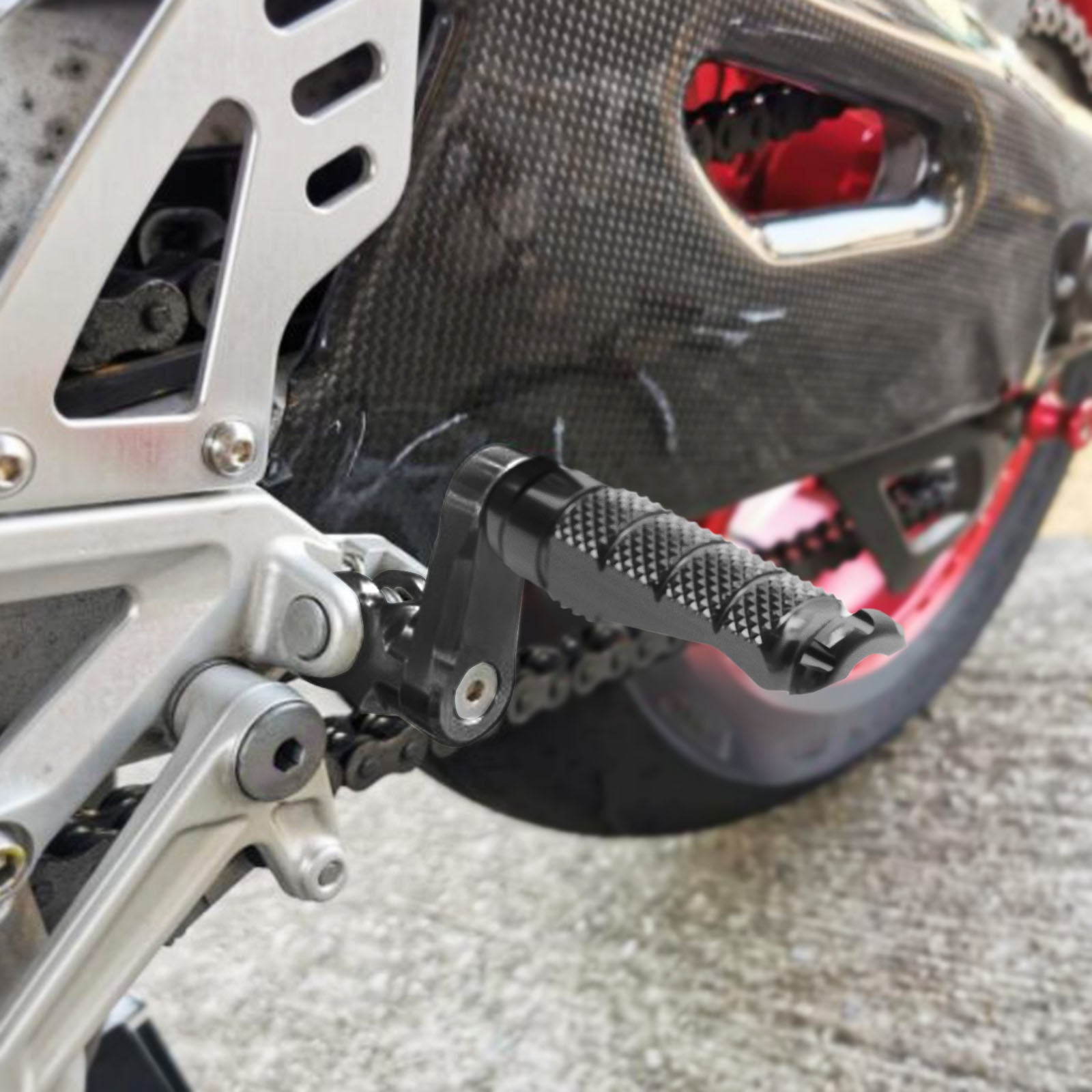 For Harley Fat Bob Fatboy Iron 40mm Lowering Rider Foot Pegs| R