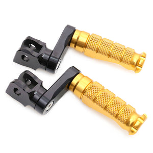 Fit Ducati 749 996 1098 1198 Diavel RFIGHT 40mm Extension Front Gold Foot Pegs - MC Motoparts