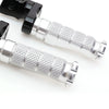 Fit BMW S1000R S1000RR R1200GS RFIGHT 40mm Lowering Front Silver Foot Pegs - MC Motoparts
