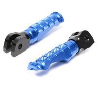 Fits Buell 1125R S1 S3 X1 XV12R RFIGHT Front Blue Foot Pegs - MC Motoparts