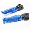Fits BMW S1000R S1000RR R1200GS RFIGHT Front Blue Foot Pegs - MC Motoparts