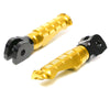 Fits Yamaha YZF R1 R3 R6 R25 R125 RFIGHT Front Gold Foot Pegs - MC Motoparts
