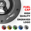 Silver fuel cap Fit Honda CRF1100L 2020-2021 REVO Logo Engraved Quick Release Fuel Cap