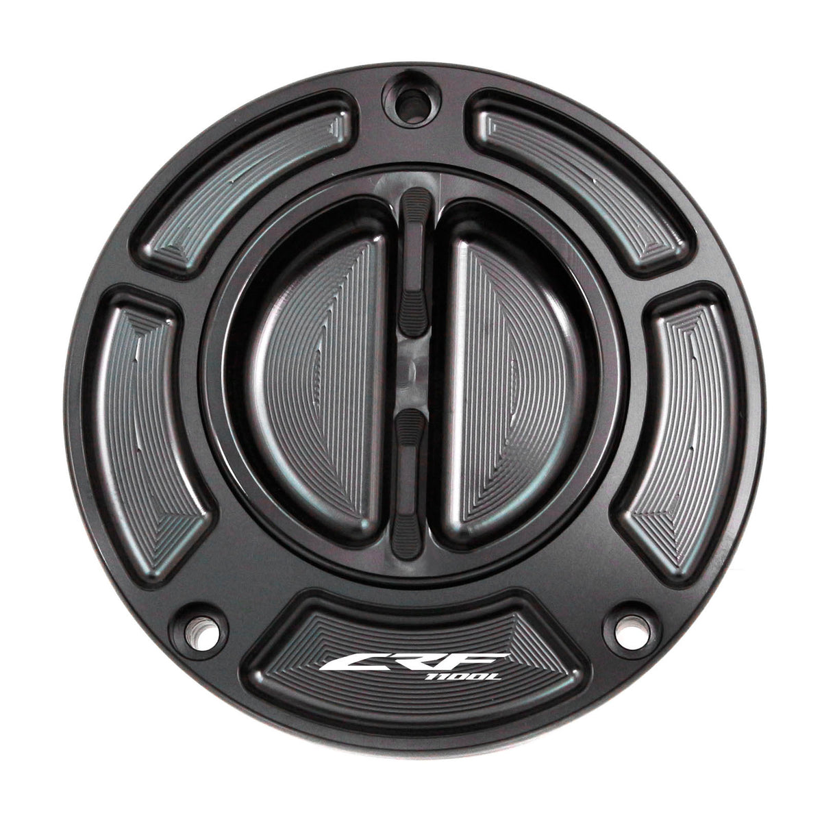 Black Fuel Cap Fit Honda CRF1100L 2020-2021 Logo Engraved Keyless Fuel Tank Cap - MC Motoparts