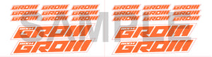 16 pcs/set Custom Logo or Bike Model Logo Decal Stickers For Fairing & Helmet - MC Motoparts