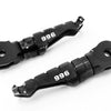 Fit Ducati 996 R S Engraved Logo R-FIGHT Front Black Foot Pegs - MC Motoparts