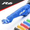 Yamaha YZF R6 99-19 engraved front rider Blue Foot Pegs