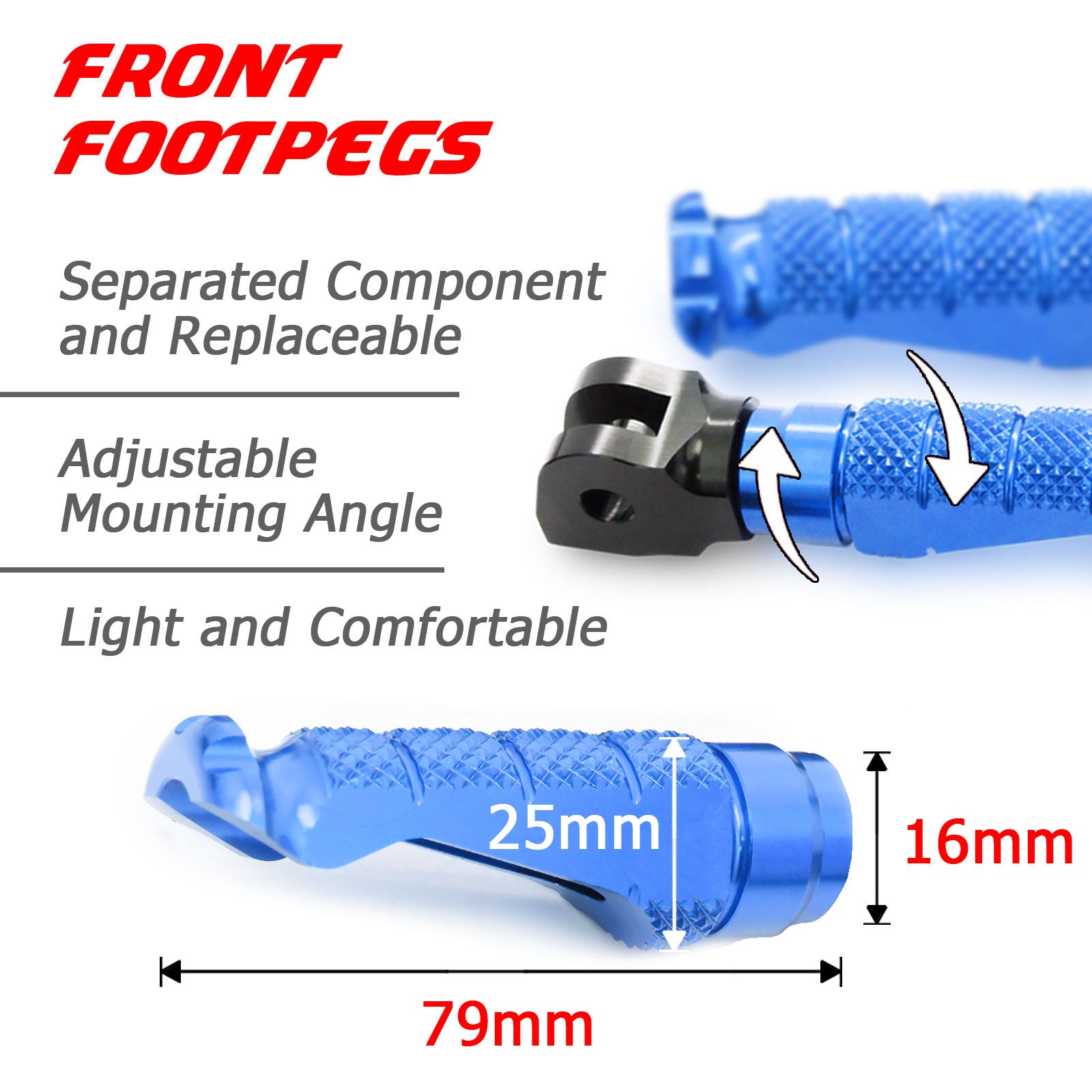 Fits Kawasaki Z900 Engraved Foot Pegs | MC MOTOPARTS – MC Motoparts