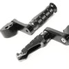 Fits Aprilia Dorsoduro 750 900 Tuono V4R 40mm Extension Rear R-FIGHT Black Foot Pegs