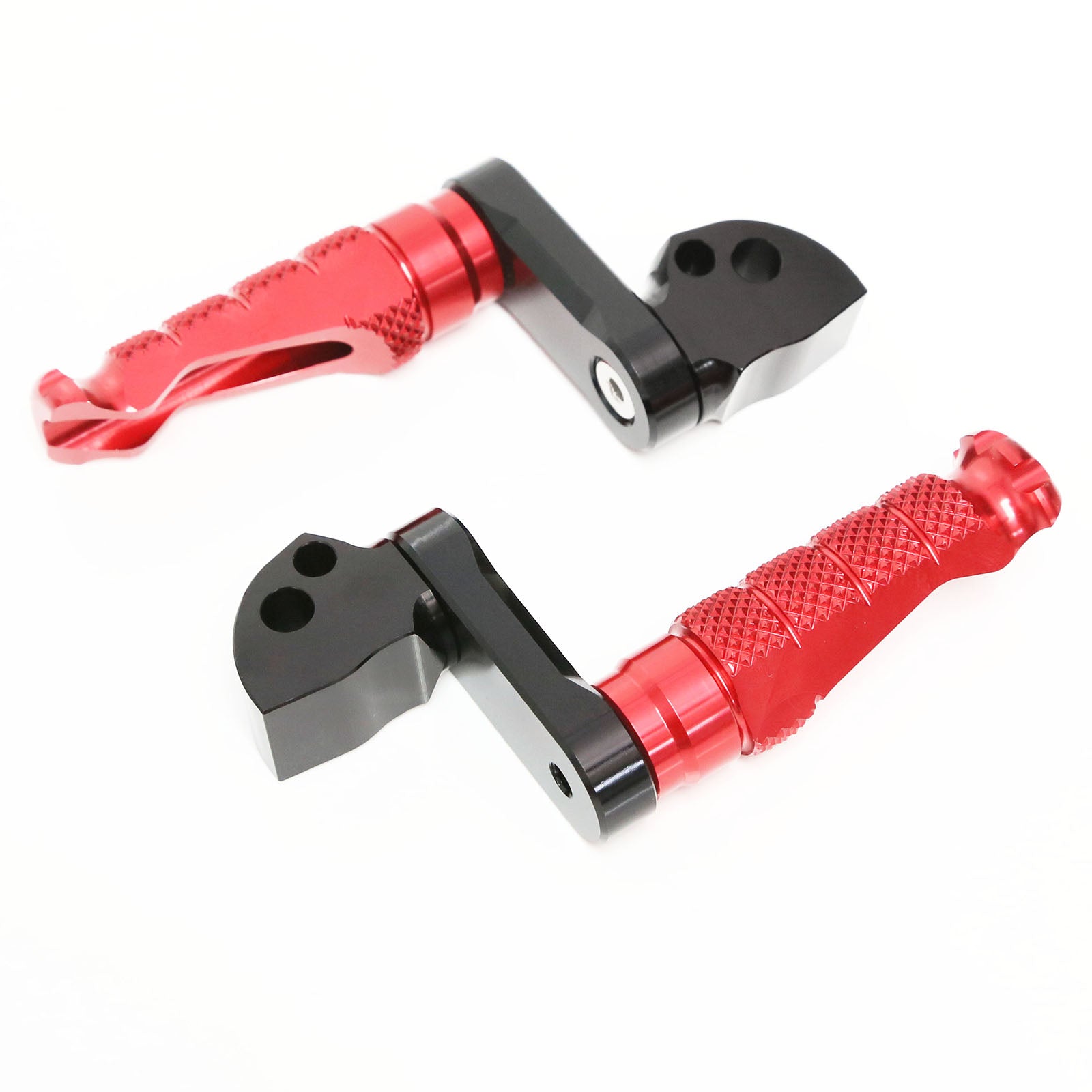Fits Yamaha YZF R6 R3 R1 R25 40mm Extension Rear R-FIGHT Red Foot Pegs