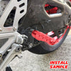 Fits Honda CB1100 CB500F 40mm Adjustable Rear R-FIGHT Red Foot Pegs