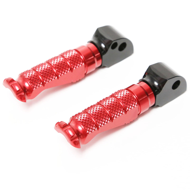 Fits Ducati Hypermotard 821 Multistrada Icon Rear R-FIGHT Red Foot Pegs