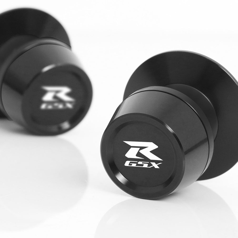 GSXR 600 750 Engraved S-Fight Swingarm Spools | MC Motoparts