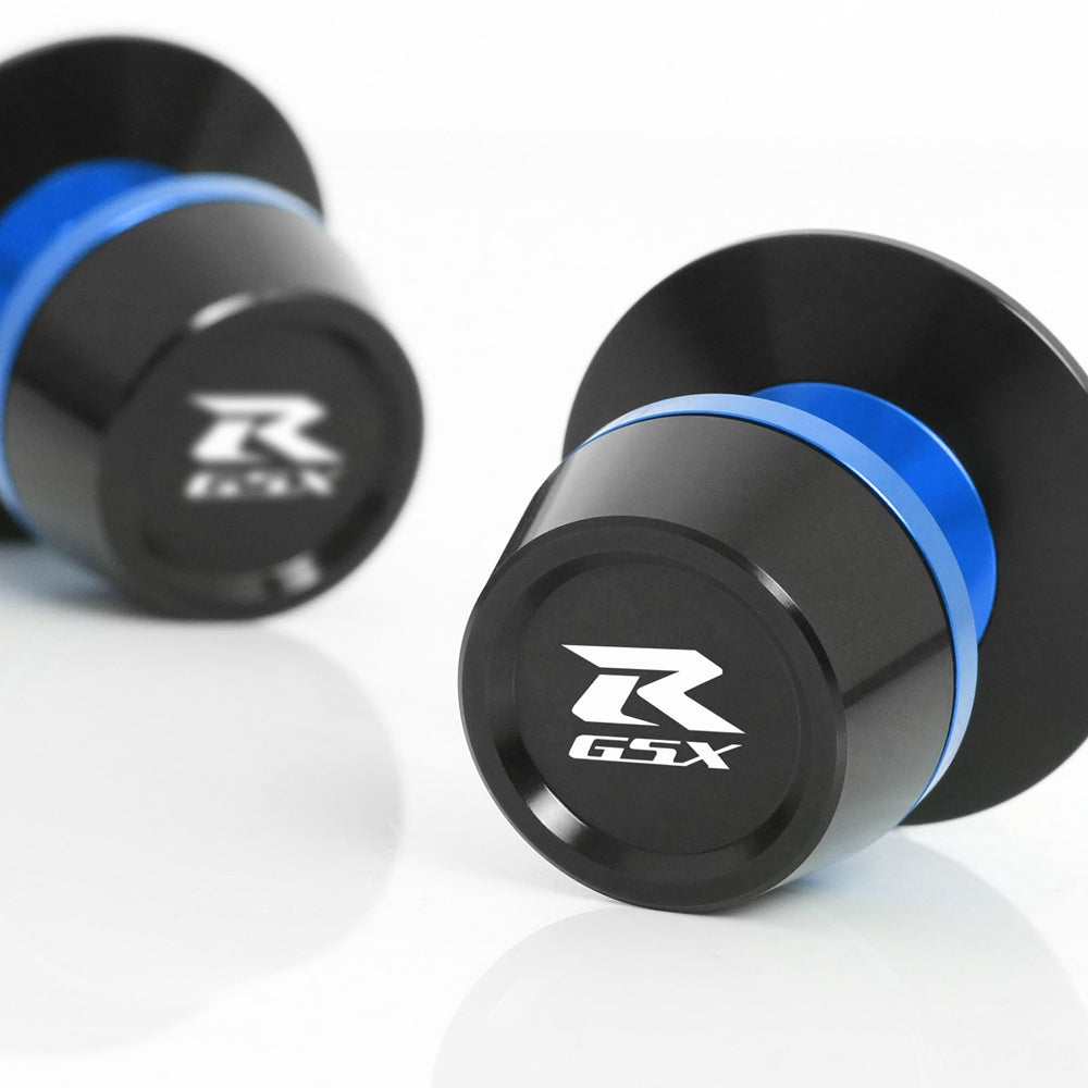 GSXR 600 750 Engraved S-Fight Swingarm Spools | MC Motoparts