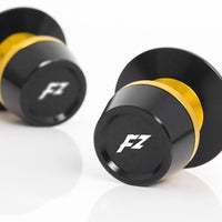 Fit Yamaha FZ1 S Fazer FZ8 Logo Engraved S-Fight 6mm Swingarm Spools - MC Motoparts