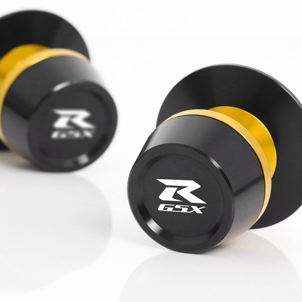 GSXR 600 750 Engraved S-Fight Swingarm Spools | MC Motoparts