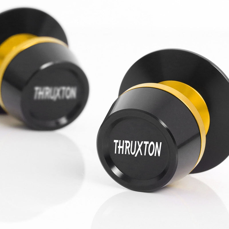 Fit Triumph Thruxton 1200R 16-19 Logo Engraved S-Fight 8mm Swingarm Spools - MC Motoparts