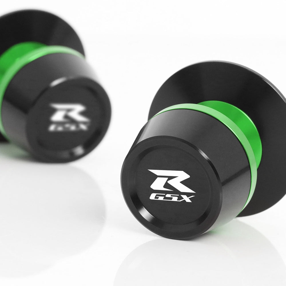 GSXR 600 750 Engraved S-Fight Swingarm Spools | MC Motoparts