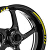12 pcs Black Line 17'' Wheel Front & Rear Rim Skin Sticker Set - MC Motoparts