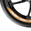 Arrow Pattern 17'' Wheel Front & Rear Removable Rim Sticker Set - MC Motoparts