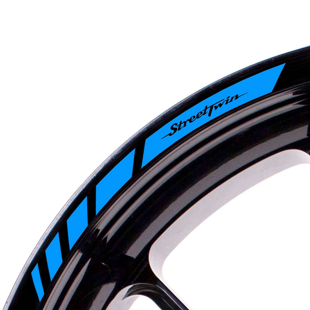 Fit Triumph STREET TWIN Stripes Rim Sticker | MC Motoparts