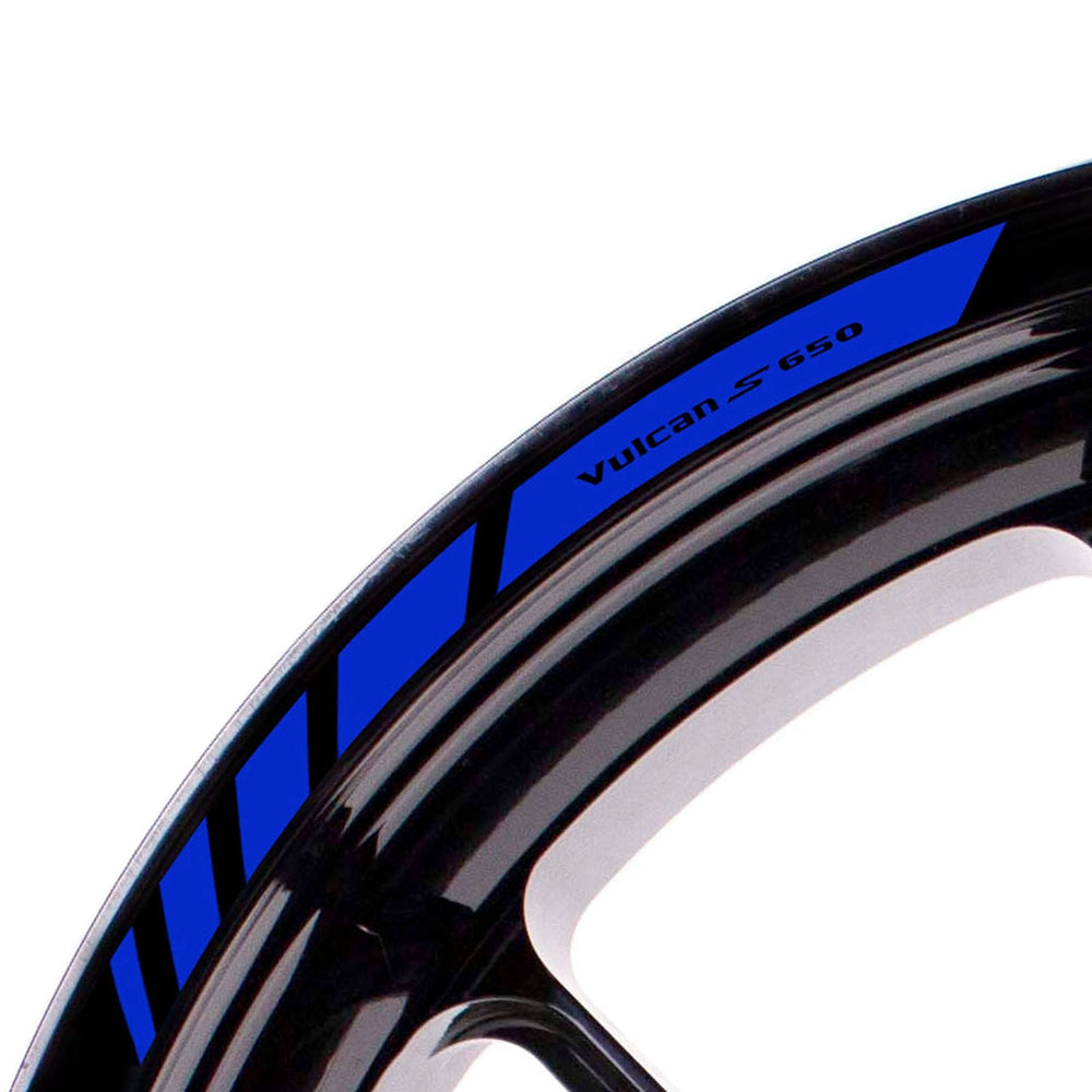 Fit Kawasaki VULCAN S 650 Logo Strips Wheel Rim Edge Sticker - MC Motoparts