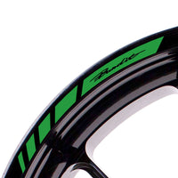 Fit Suzuki BANDIT Logo Strips Wheel Rim Edge Sticker - MC Motoparts