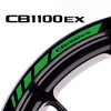 Fit Honda CB1100EX Logo Stripes Wheel Rim Edge Sticker - MC Motoparts
