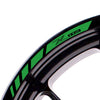 Fit Kawasaki ZH2 Logo Strips Wheel Rim Edge Sticker - MC Motoparts