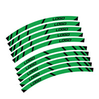 Fit Aprilia DORSODURO 1200 Logo Stripes Wheel Rim Edge Sticker - MC Motoparts