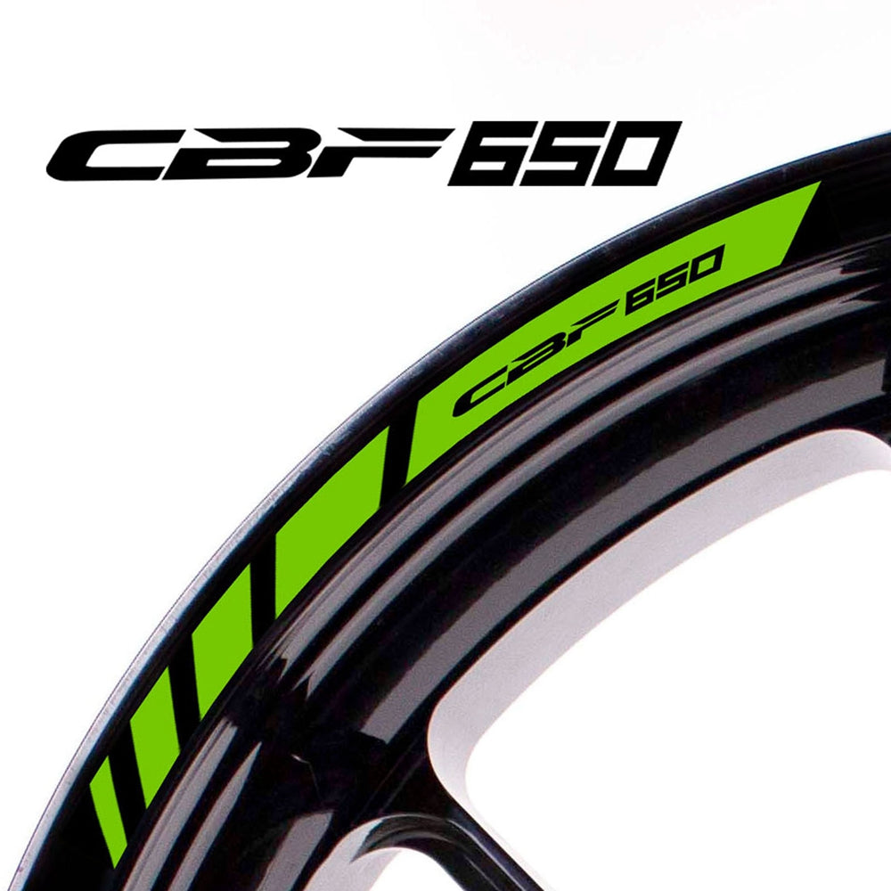 Fit Honda CBF650 Logo Stripes Wheel Rim Edge Sticker - MC Motoparts