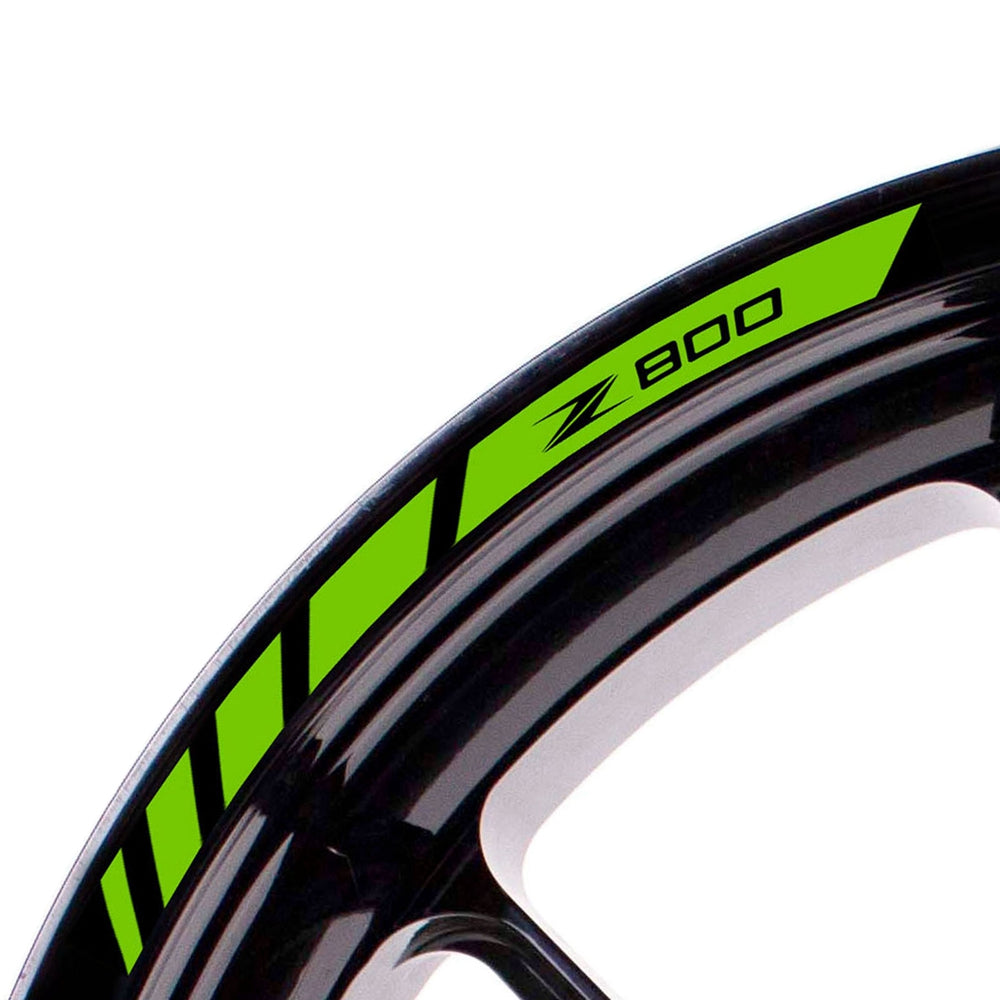 Fit Kawasaki Z800 Stripes Rim Sticker | MC Motoparts
