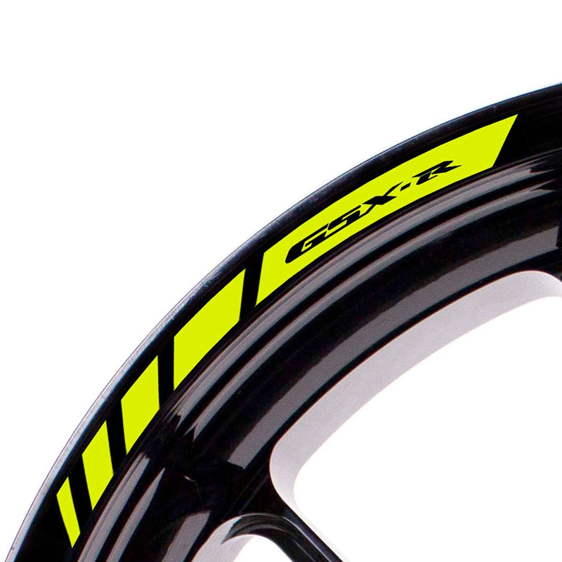 Fit Suzuki GSXR Logo Strips Wheel Rim Edge Sticker - MC Motoparts