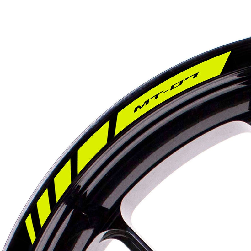 Fit Yamaha MT-07 Logo Strips Wheel Rim Edge Sticker - MC Motoparts