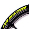 Fit Suzuki SV1000 Logo Strips Wheel Rim Edge Sticker - MC Motoparts