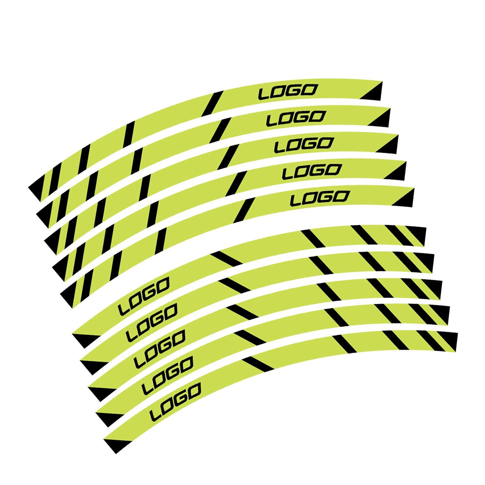 Fit Aprilia DORSODURO 750 Logo Stripes Wheel Rim Edge Sticker - MC Motoparts
