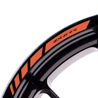Fit Kawasaki Ninja ZX-6RR Logo Strips Wheel Rim Edge Sticker - MC Motoparts