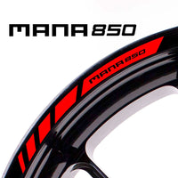 Fit Aprilia MANA 850 Logo Stripes Wheel Rim Edge Sticker - MC Motoparts