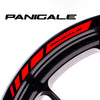 Fit Ducati PANIGALE Logo Stripes Wheel Rim Edge Sticker - MC Motoparts