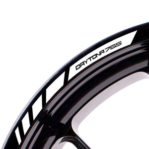 Fit Triumph DAYTONA765 Logo Strips Wheel Rim Edge Sticker - MC Motoparts