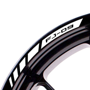 Fit Yamaha FJ09 Logo Strips Wheel Rim Edge Sticker - MC Motoparts