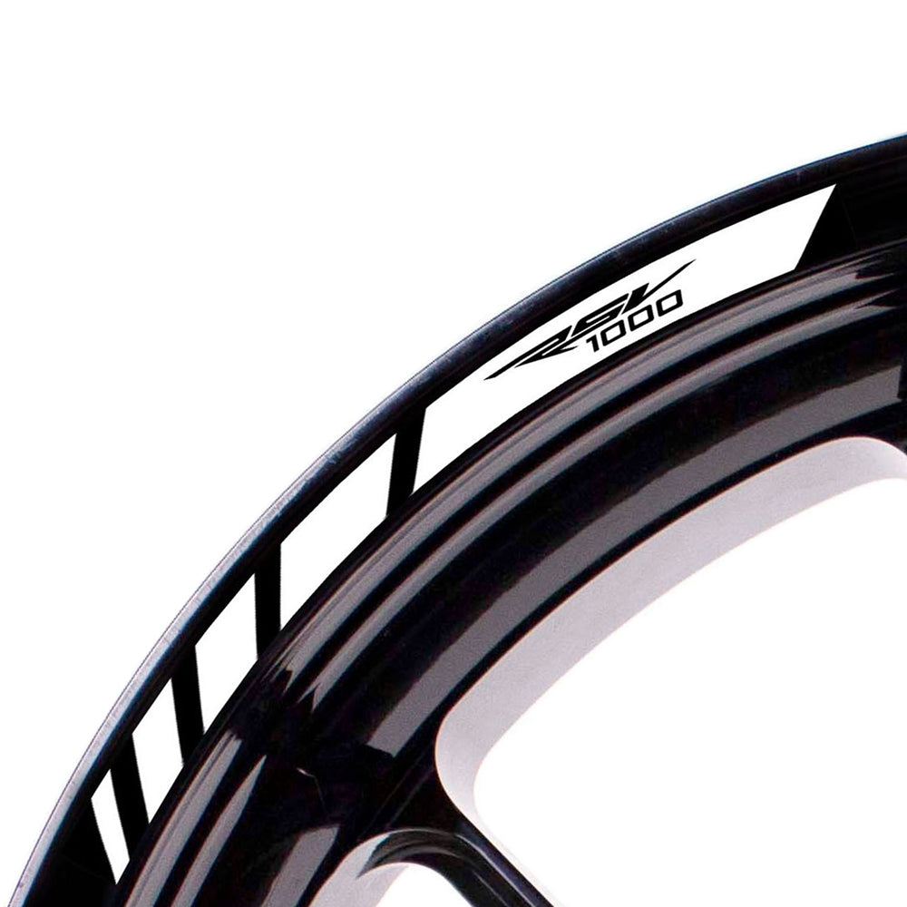 Fit Aprilia RSV1000 Logo Strips Wheel Rim Edge Sticker - MC Motoparts
