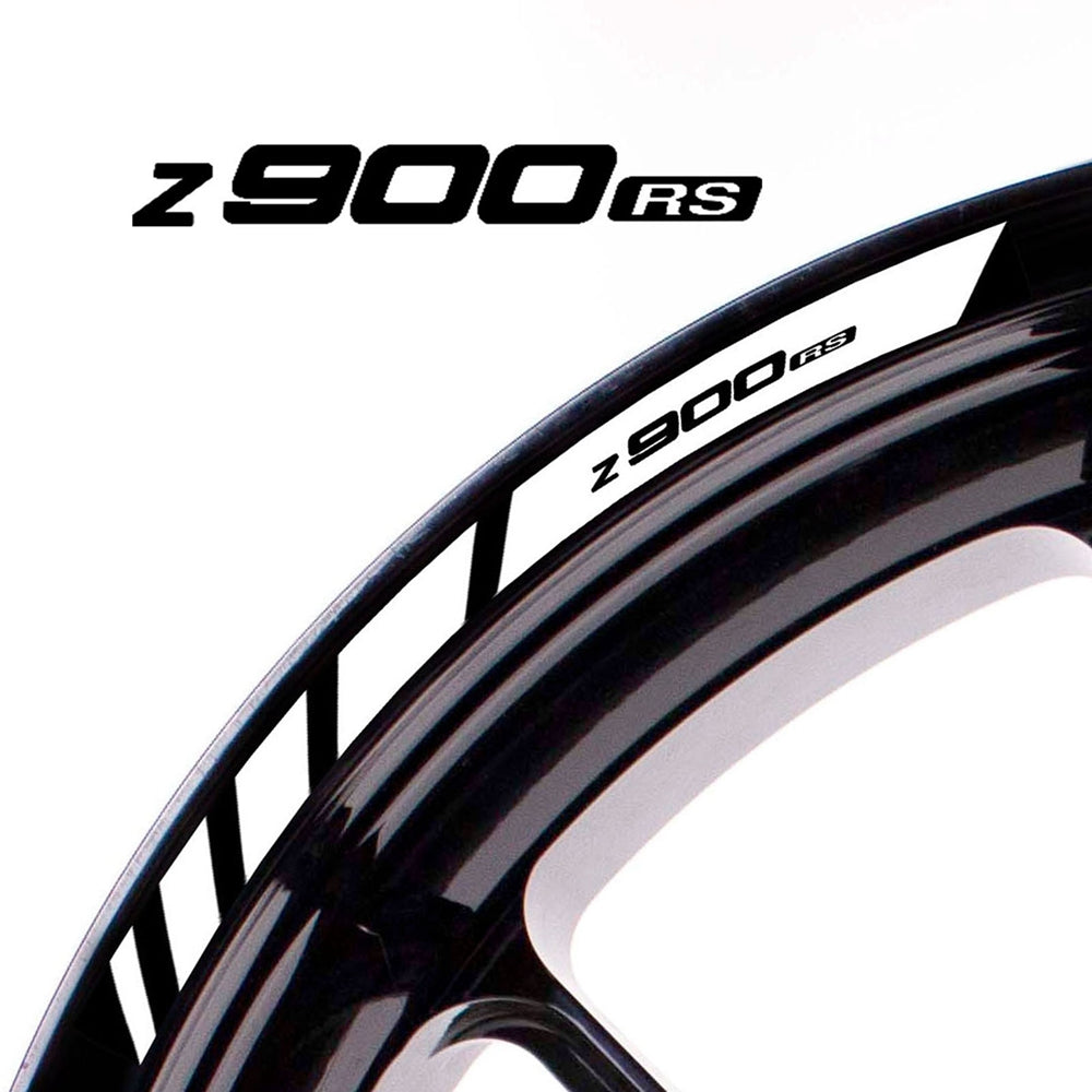 Fit Kawasaki Z900RS Logo Stripes Wheel Rim Edge Sticker - MC Motoparts