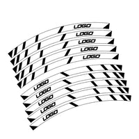 Fit Aprilia DORSODURO Logo Stripes Wheel Rim Edge Sticker - MC Motoparts