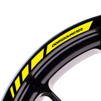 Fit Aprilia DORSODURO 900 Logo Strips Wheel Rim Edge Sticker - MC Motoparts