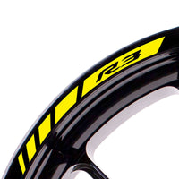 Fit Yamaha YZF R3 Logo Strips Wheel Rim Edge Sticker - MC Motoparts