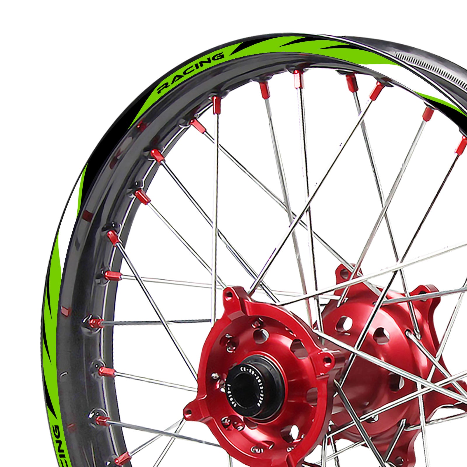 Fits Kawasaki KLX 250 S MX Bike Rim Stickers | MC Motoparts